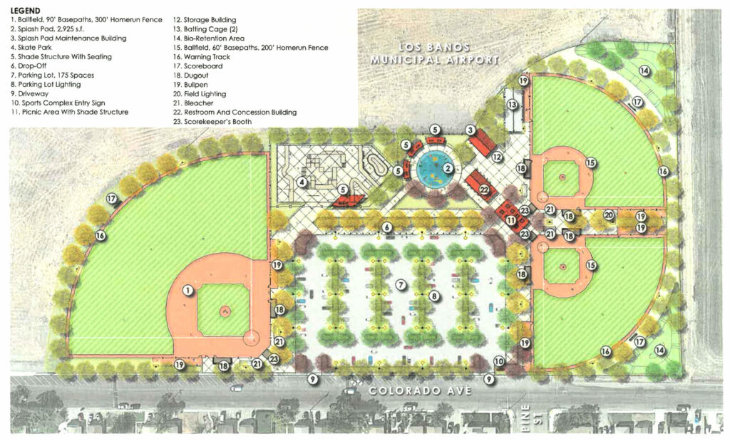 Possible changes to Colorado Park were presented to the Los Banos City Council at their Feb. 19 meeting;