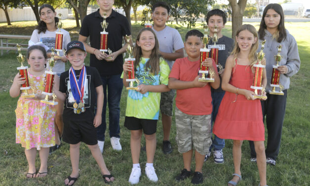 Los Banos swim team awards