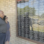 Commemorative Wall of Plaques now at LB Veterans Hall