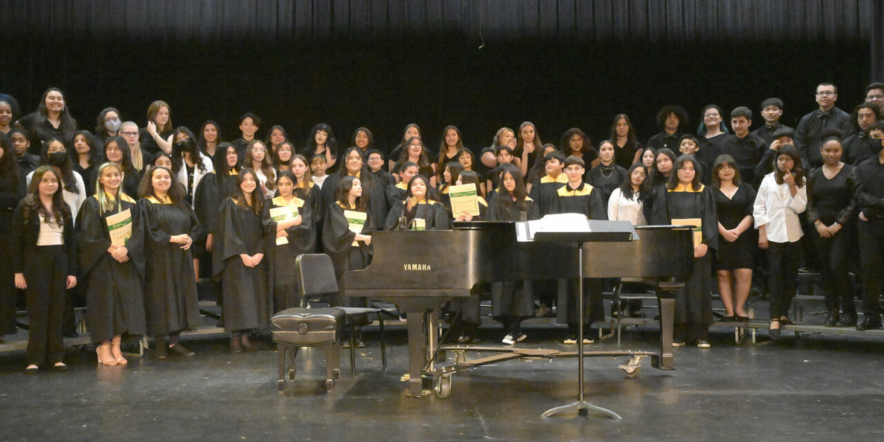 COMBINED SPRING CHORAL CONCERT AT PACHECO HIGH