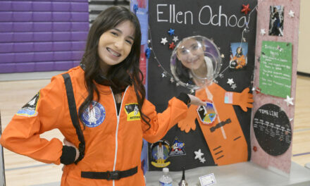 Biology students create and host science wax museum