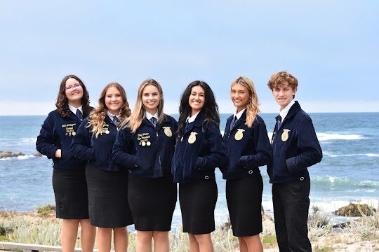 Los Banos High FFA officers return from Monterey