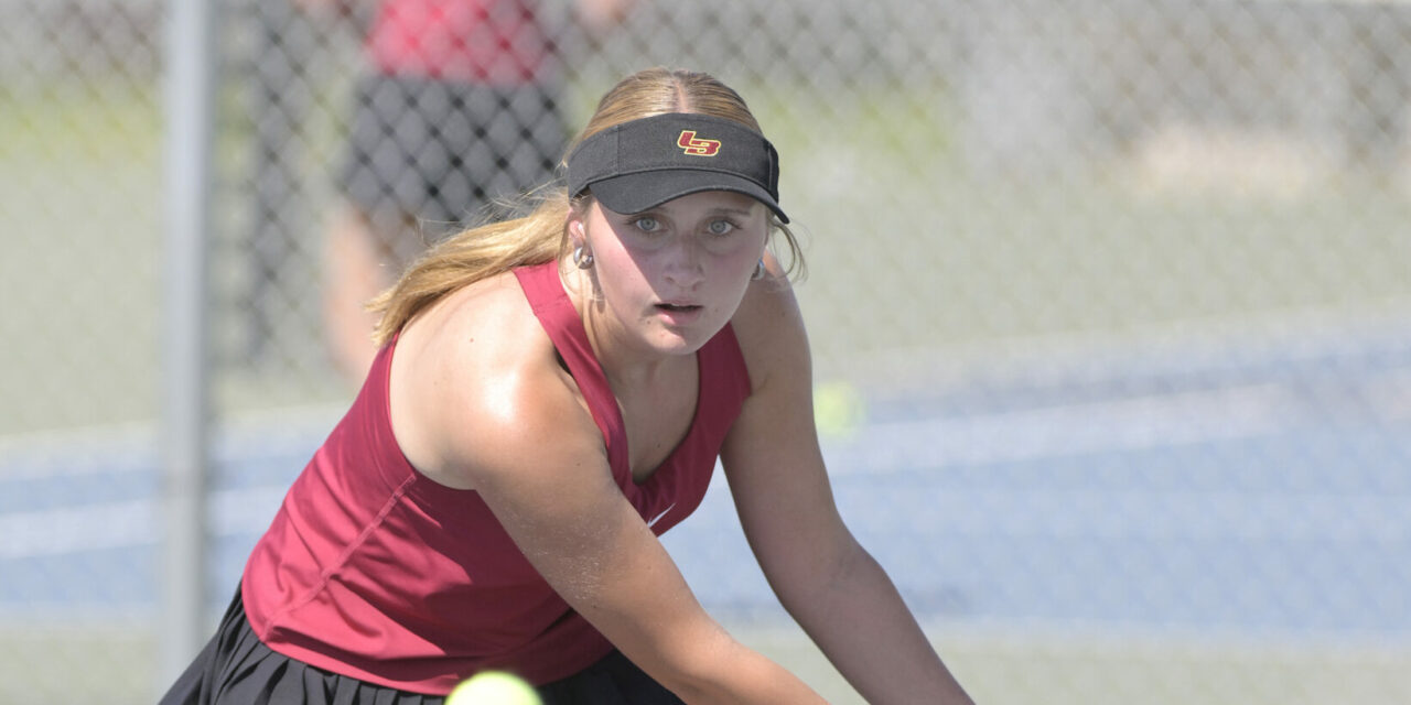 Los Bano Tigers girls singles squeeze out victory in tennis