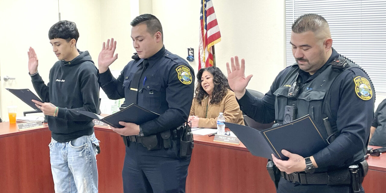 Firebaugh welcomes new police officers, dispatcher