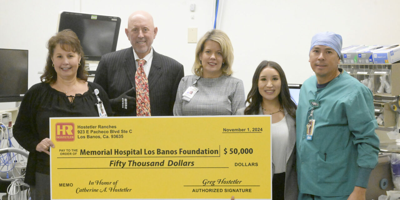 $50K donation enables Los Banos hospital to improve its surgical wing