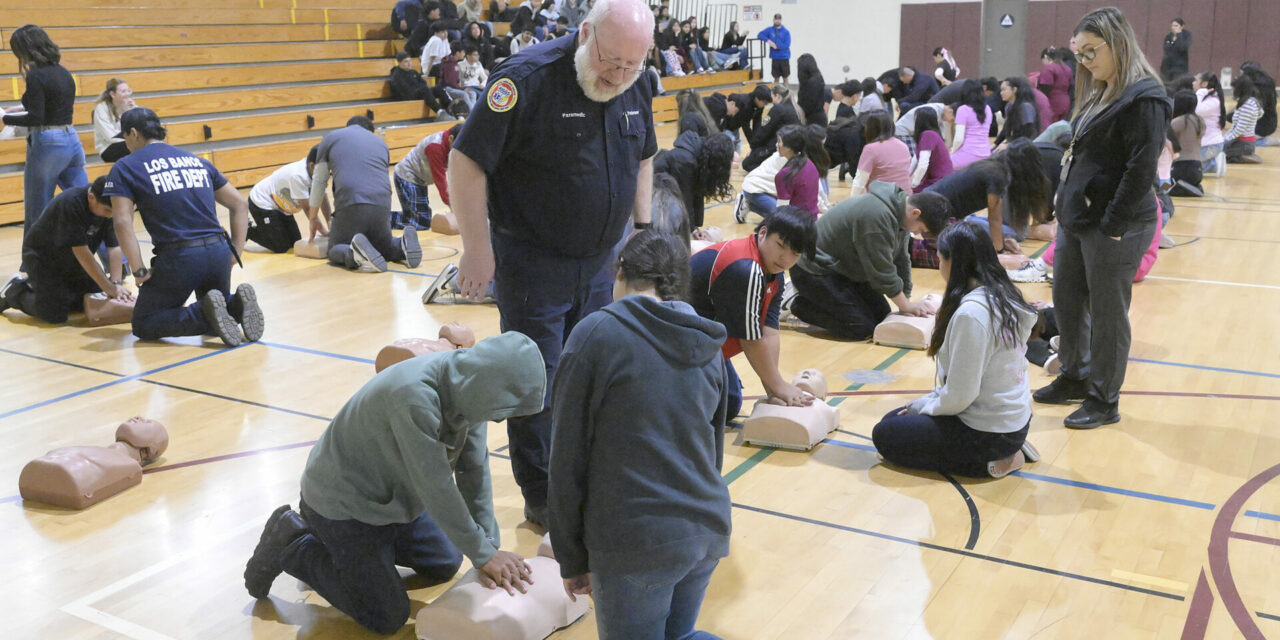 Students learn basic CPR in second annual training