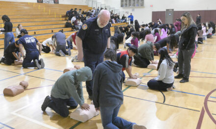 Students learn basic CPR in second annual training