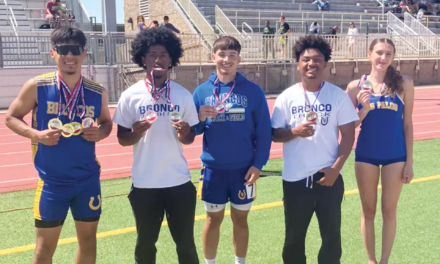 Bon, Jones continue excellent track season