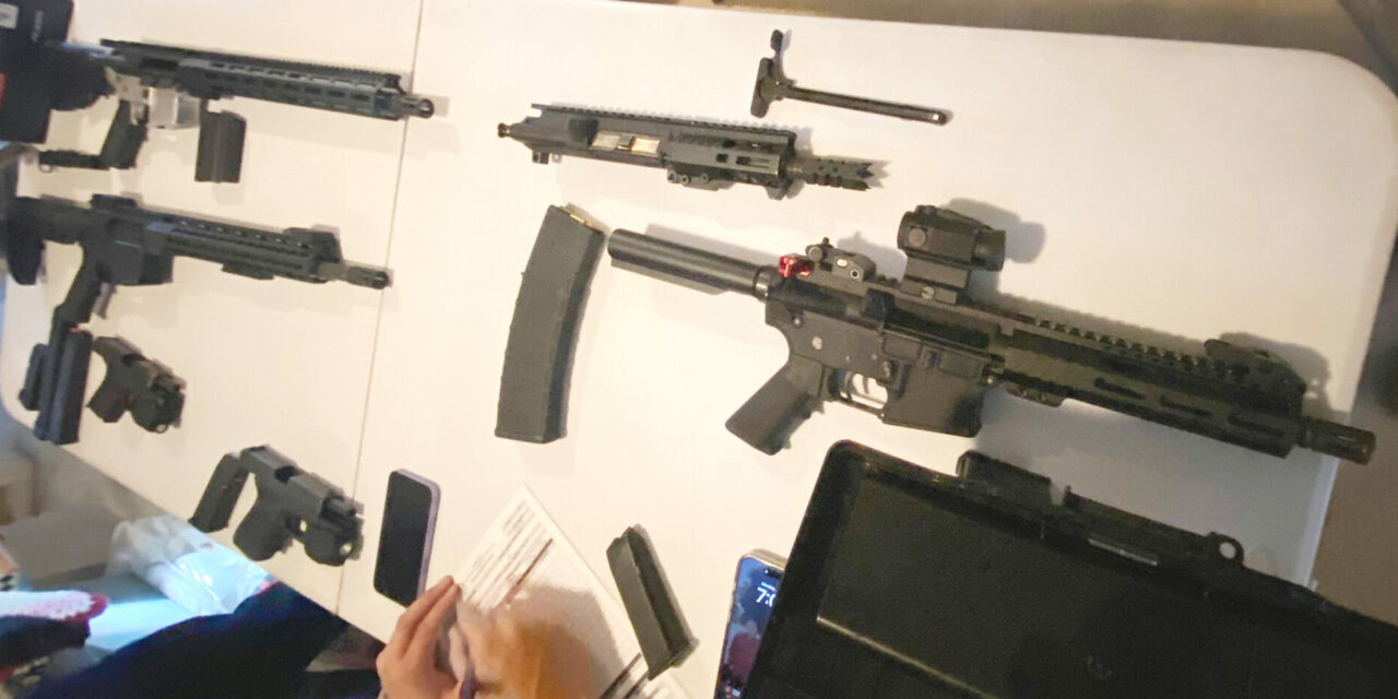 Five illegal firearms seized, two arrested in multi-agency operation
