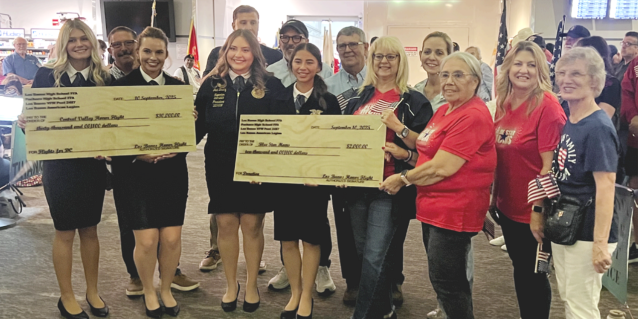 Los Banos FFA honors veterans at Honor Flight event