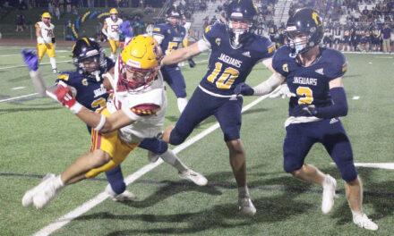 Tigers varsity football defeats Gregori Jaguars, 34-7