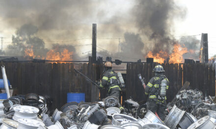 Los Banos firefighters respond to two unrelated fires Wednesday