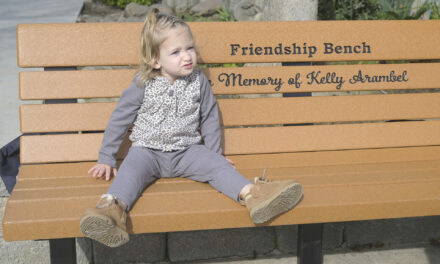 Friendship bench dedicated at Miano Elementary School