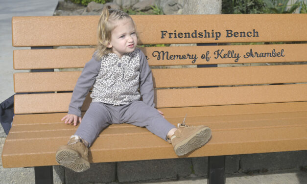 Friendship bench dedicated at Miano Elementary School