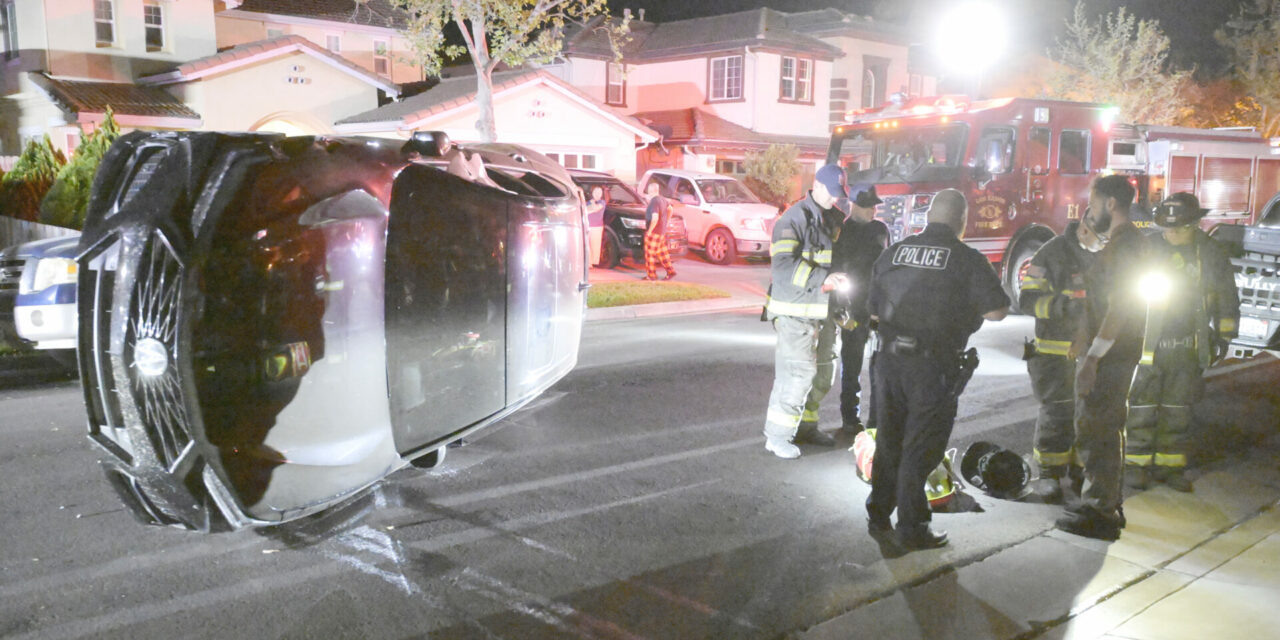 Overturned vehicle leads to DUI arrest