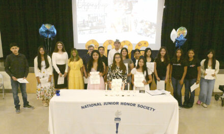 Los Banos Junior High holds induction ceremony