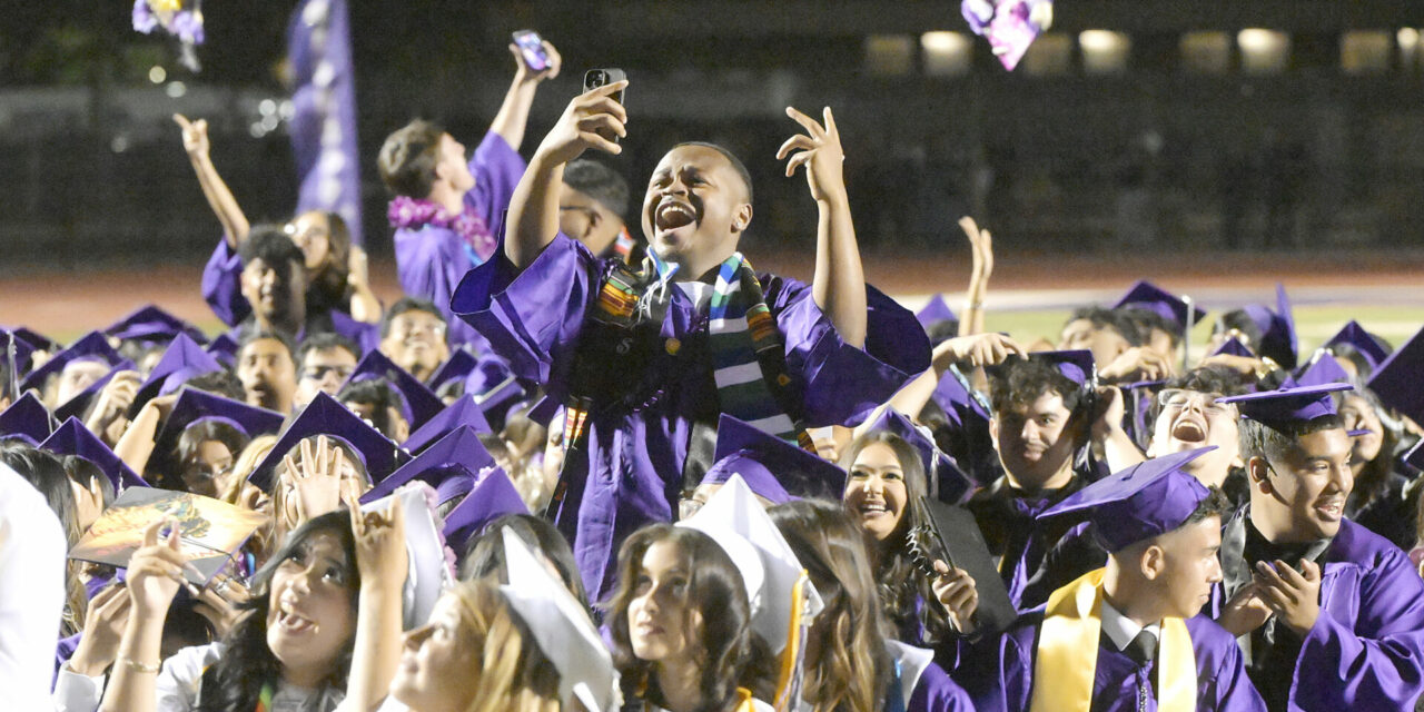 PHS celebrates largest graduating in school history