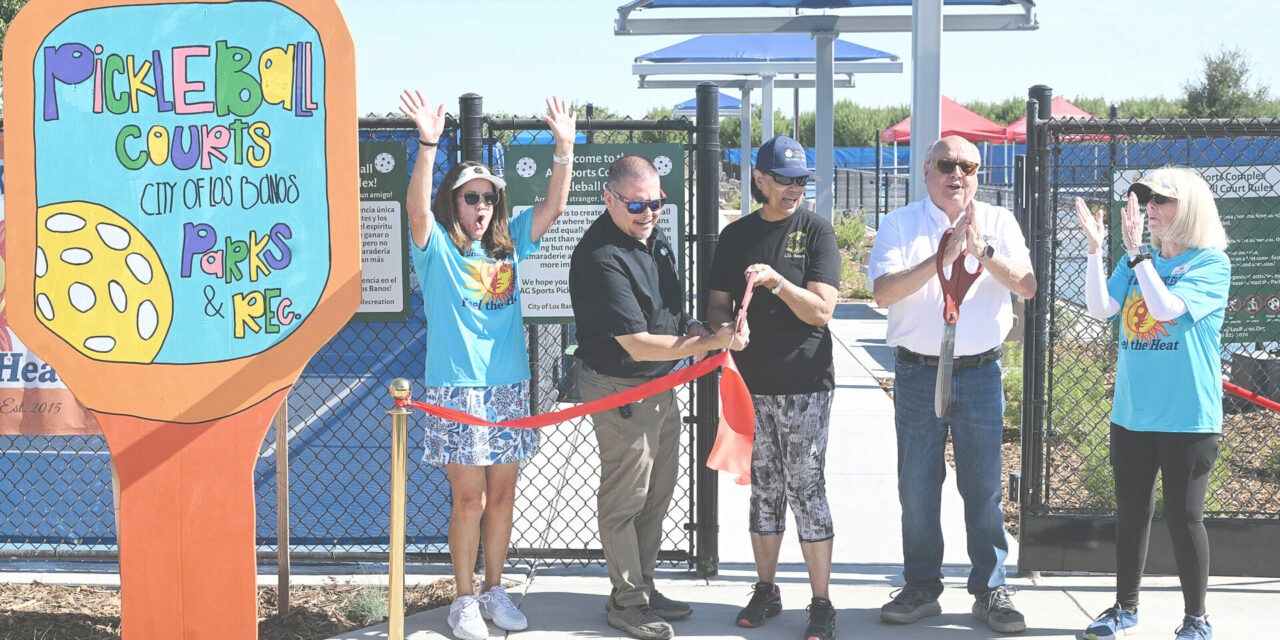 Nine new pickleball courts open in Los Banos
